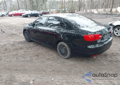 2012 Volkswagen Jetta 2.0L S из США, поврежденный, VIN 3VW1K7AJ7CM357849